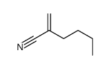 2-methylidenehexanenitrile Structure