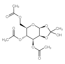 3,4,6-三-O-乙酰基-1,2-O-(1-甲氧基亚乙基)-β-D-吡喃甘露糖结构式