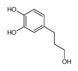 4-(3-hydroxypropyl)benzene-1,2-diol结构式