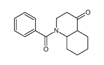 1-benzoyl-2,3,4a,5,6,7,8,8a-octahydroquinolin-4-one Structure