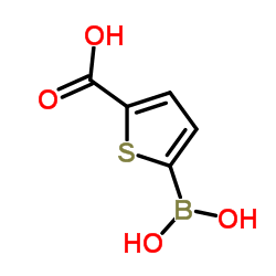 5-羧基噻吩-2-硼酸结构式