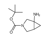 1-氨基-3-氮杂双环[3.1.0]己烷-3-羧酸叔丁酯结构式