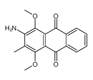 2-amino-1,4-dimethoxy-3-methylanthracene-9,10-dione Structure