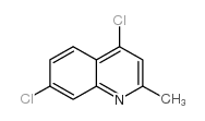 4,7-二氯-2-甲基喹啉结构式