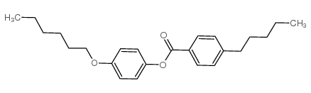 4-Hexyloxyphenyl 4-Pentylbenzoate Structure