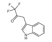 1,1,1-trifluoro-3-(1H-indol-3-yl)propan-2-one结构式