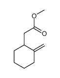 methyl 2-(2-methylidenecyclohexyl)acetate结构式