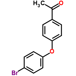 1-(4-(4-溴苯氧基)苯基)乙酮结构式