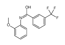 N-(2-methoxyphenyl)-3-(trifluoromethyl)benzamide结构式