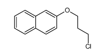 2-(3-chloropropoxy)naphthalene结构式