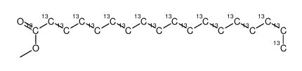 十八酸甲酯-13C18结构式