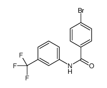 4-Bromo-N-[3-(trifluoromethyl)phenyl]benzamide结构式