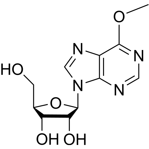 Inosine, 6-O-methyl-结构式