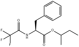 N-(Trifluoroacetyl)-L-phenylalanine 1-methylpropyl ester结构式