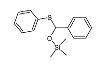 Trimethylsiloxy-benzyl-phenylsulphide Structure
