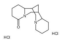 7,14-Methano-2H,11H-dipyrido(1,2-a:1',2'-E)(1,5)diazocin-11-one,dodecahydro-,hydrochloride (1:2),(7R,7aS,14R,14aR)-rel Structure