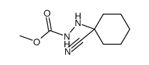 1-(1-Cyanocyclohexyl)-2-carbomethoxyhydrazine Structure