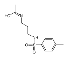 N-[3-[(4-methylphenyl)sulfonylamino]propyl]acetamide Structure