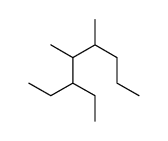 3-ethyl-4,5-dimethyloctane Structure