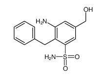 3-amino-2-benzyl-5-(hydroxymethyl)benzenesulfonamide Structure