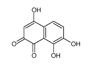 4,7,8-trihydroxynaphthalene-1,2-dione结构式