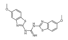 1,2-bis(5-methoxy-1,3-benzothiazol-2-yl)guanidine Structure