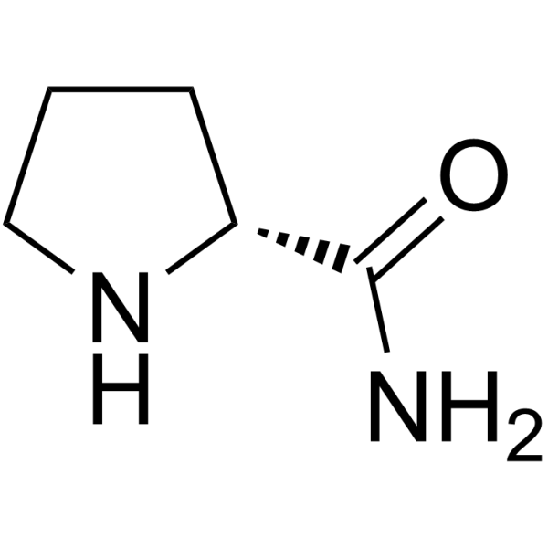 D-(-)-脯氨酰胺结构式