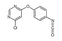 4-chloro-6-(4-isocyanatophenoxy)pyrimidine Structure