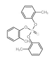 Tri-o-cresyl phosphorothionate Structure