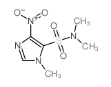 N,N,3-trimethyl-5-nitro-imidazole-4-sulfonamide Structure
