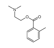 2-(dimethylamino)ethyl 2-methylbenzoate Structure