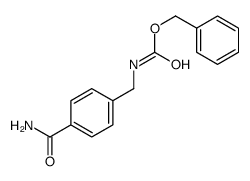 benzyl N-[(4-carbamoylphenyl)methyl]carbamate结构式