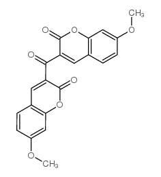 3,3-羰基二(7-甲氧基香豆素)结构式