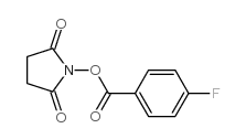 4-氟苯甲酸 N-琥珀酰亚胺酯结构式
