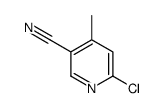 2-氯-4-甲基吡啶-5-甲腈结构式
