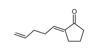 2-(4-pentenylidene)cyclopentanone结构式