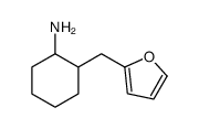 2-(2-呋喃基甲基)环己胺结构式