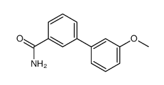 3'-methoxybiphenyl-3-carboxylic acid amide结构式