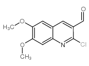 2-氯-6,7-二甲氧基喹啉-3-甲醛结构式