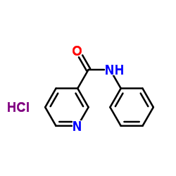 N-Phenylnicotinamide hydrochloride (1:1) structure