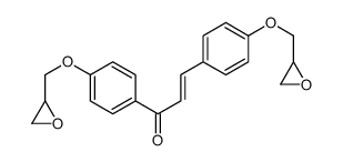 1,3-bis[4-(oxiran-2-ylmethoxy)phenyl]prop-2-en-1-one结构式