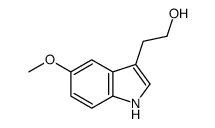 2-(5-Methoxy-1H-indol-3-yl)ethanol结构式