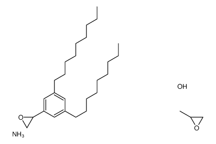 azanium,2-[3,5-di(nonyl)phenyl]oxirane,hydrogen sulfate,2-methyloxirane Structure