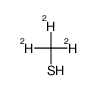 氘代甲硫醇-D3结构式