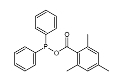 diphenyl[(2,4,6-trimethylbenzoyl)oxy]phosphine Structure