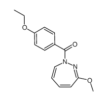 1-(4'-ethoxybenzoyl)-3-methoxy-1,2-diazepine结构式
