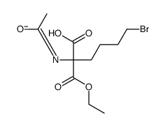 2-acetamido-6-bromo-2-ethoxycarbonylhexanoate Structure