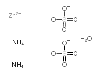 Ammonium zinc sulfate hydrate Structure