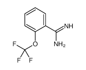 2-三氟甲氧基苯甲脒结构式