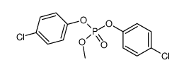 Di-(p-chlorphenyl)-methylphosphat Structure